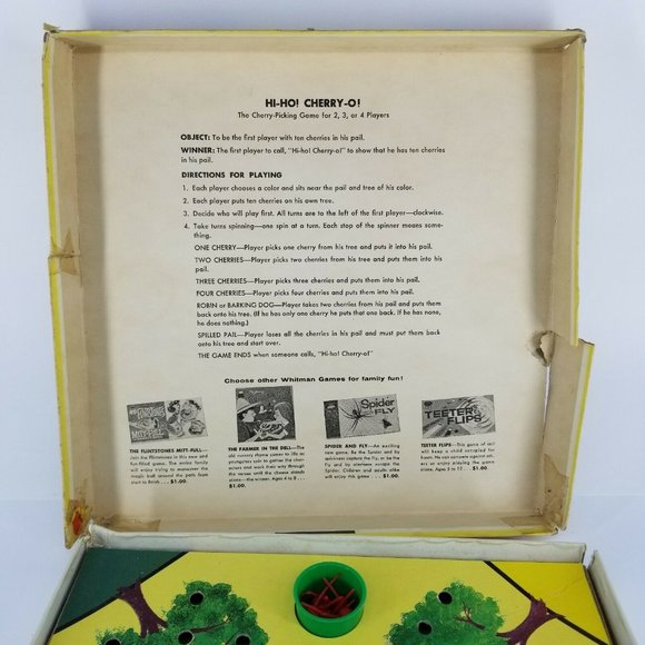 Whitman Games Hiho Cherryo Cherry Picking Game 96 Whitman Poshmark